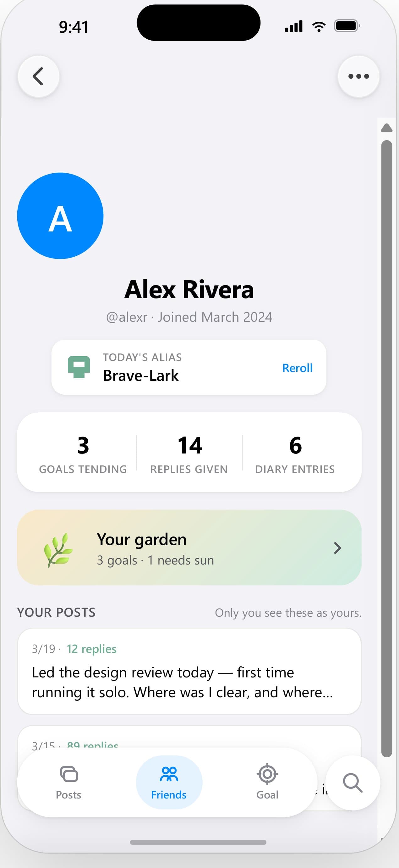 Your profile